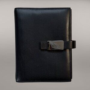 GUCCI NWOT Tom Ford Era Agenda Passport Holder Wallet Planner Y2K Minimalist